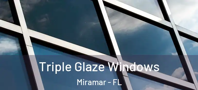 Triple Glaze Windows Miramar - FL